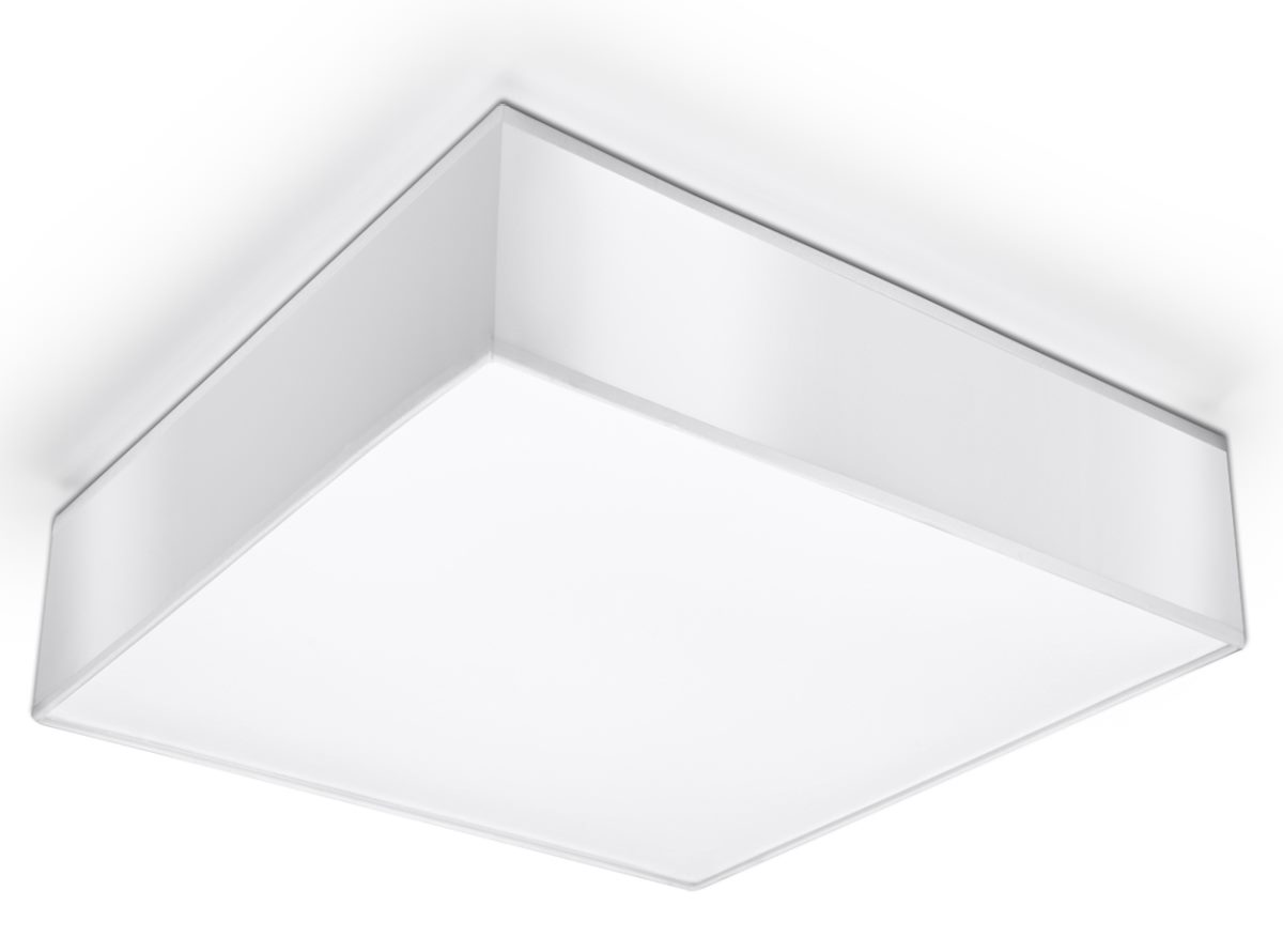 Sollux HORUS moderne Deckenlampe eckig weiss 2-flg- E27