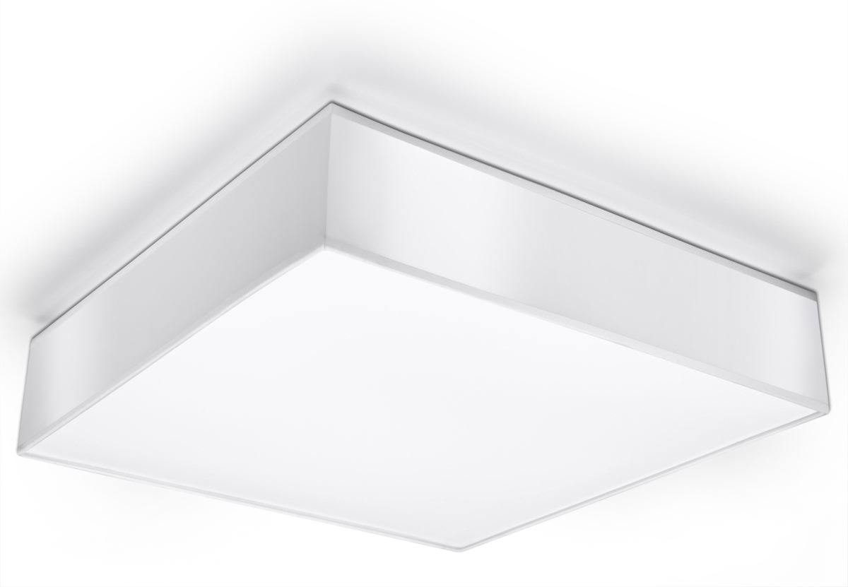 Sollux HORUS moderne Deckenlampe eckig weiss 3-flg- E27