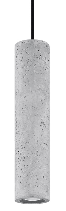 Sollux LUVO 1 Hngeleuchte Beton grau schwarz 1-flg- GU10
