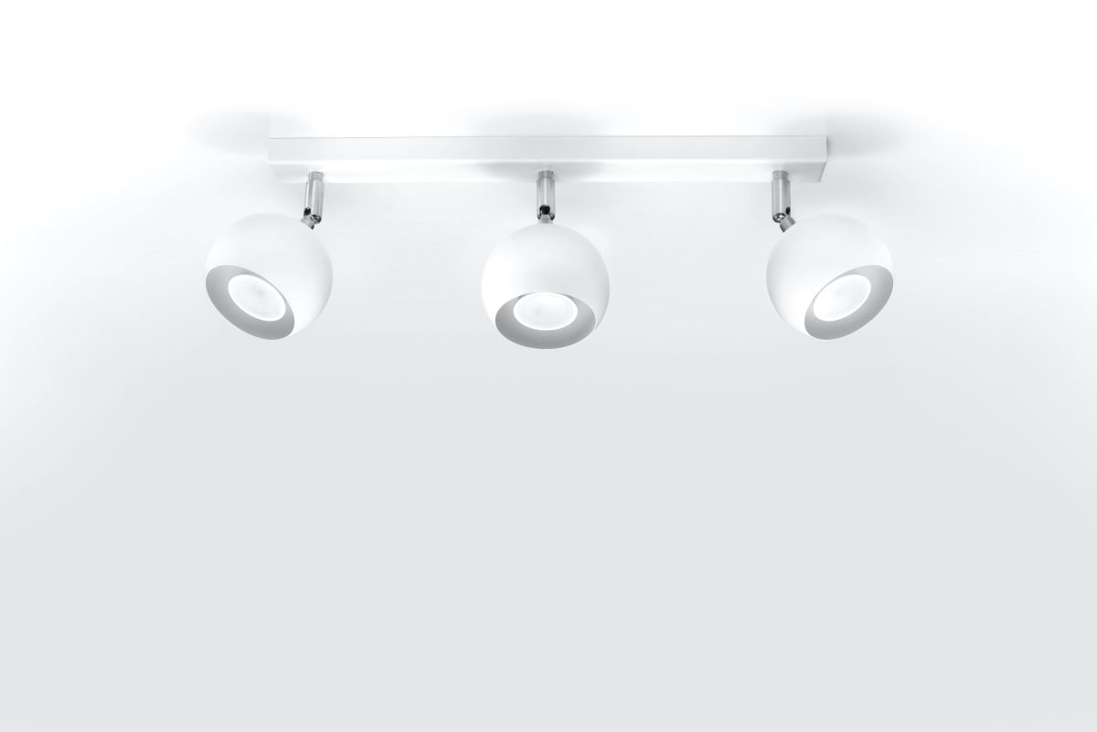 Sollux OCULARE Deckenlampe weiss 3-flg- GU10