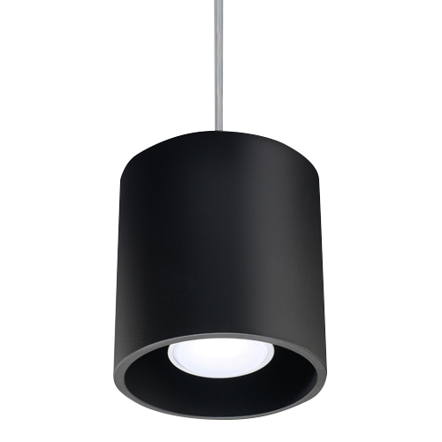 Sollux ORBIS moderne Hngelampe rund schwarz 1-flg- GU10