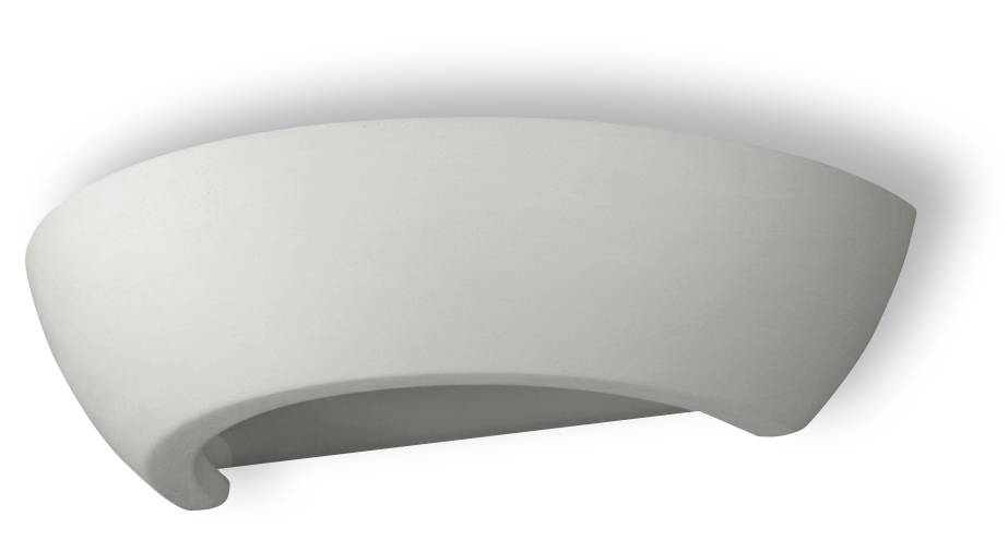 Sollux OSKAR moderne Keramik Wandleuchte weiss 1-flg- E27