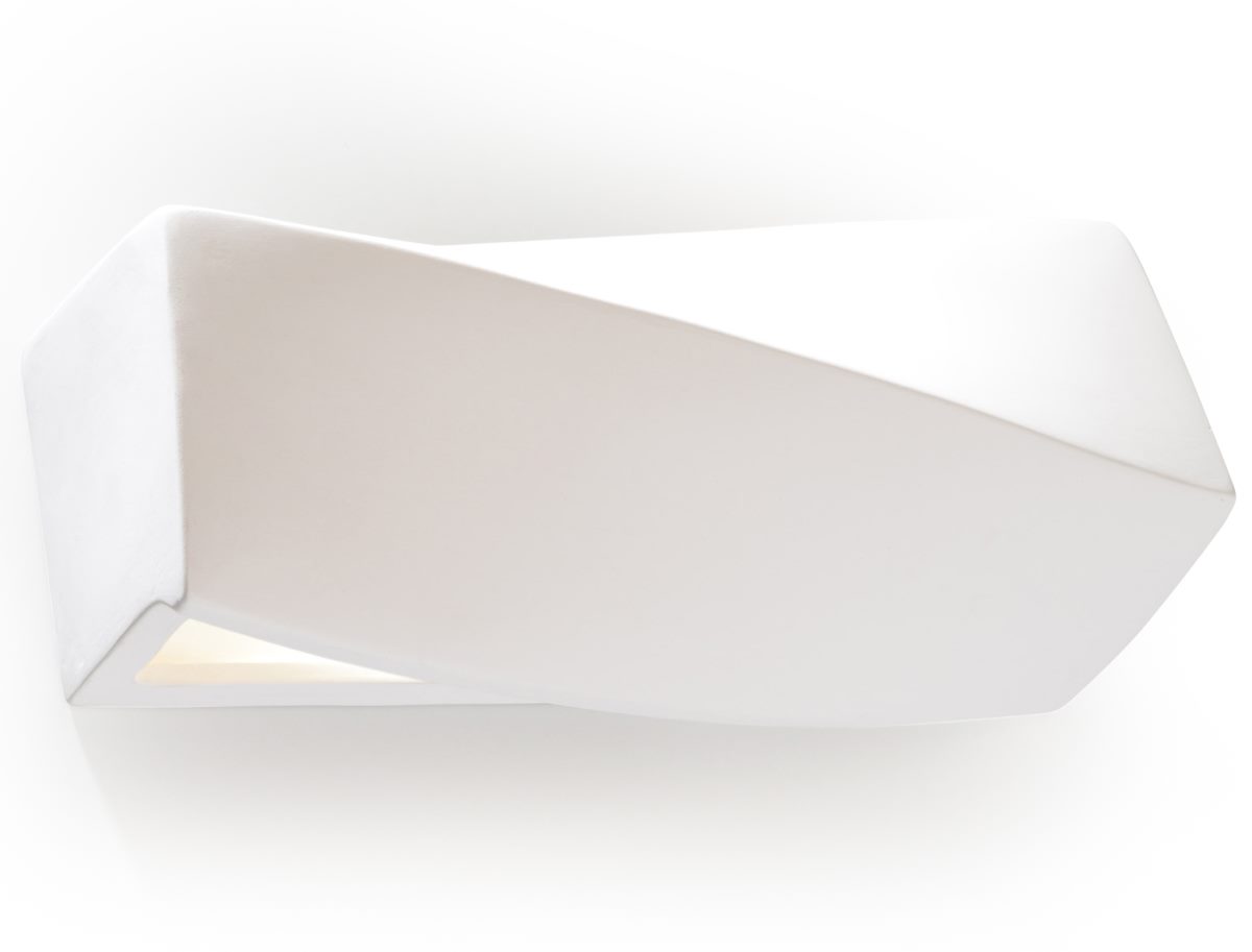 Sollux SIGMA moderne Keramik Wandleuchte weiss 30cm 1-flg- E27 unter Wandleuchten > Wohnzimmerbeleuchtung > Nach Raum