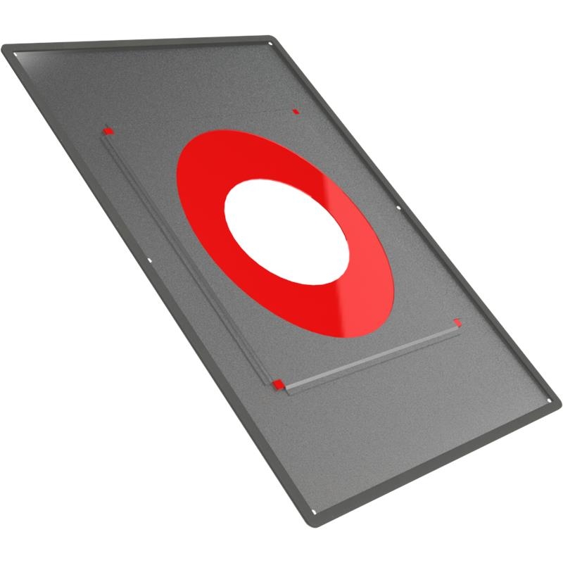 Tecnovis DW-Classic Deckenblende mit Dichtung f�r Dampfsperrenanbindung 21-40- (bis 450 -C - N1)