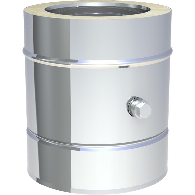 Tecnovis DW-Classic Messelement 250 mm mit 1-2 zoll Muffe und Verschlussschraube
