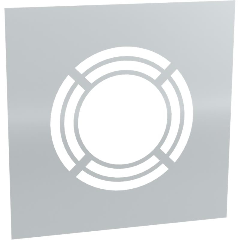 Tecnovis DW-Classic Wand- Deckenblende- einteilig 0- mit Hinterl�ftung