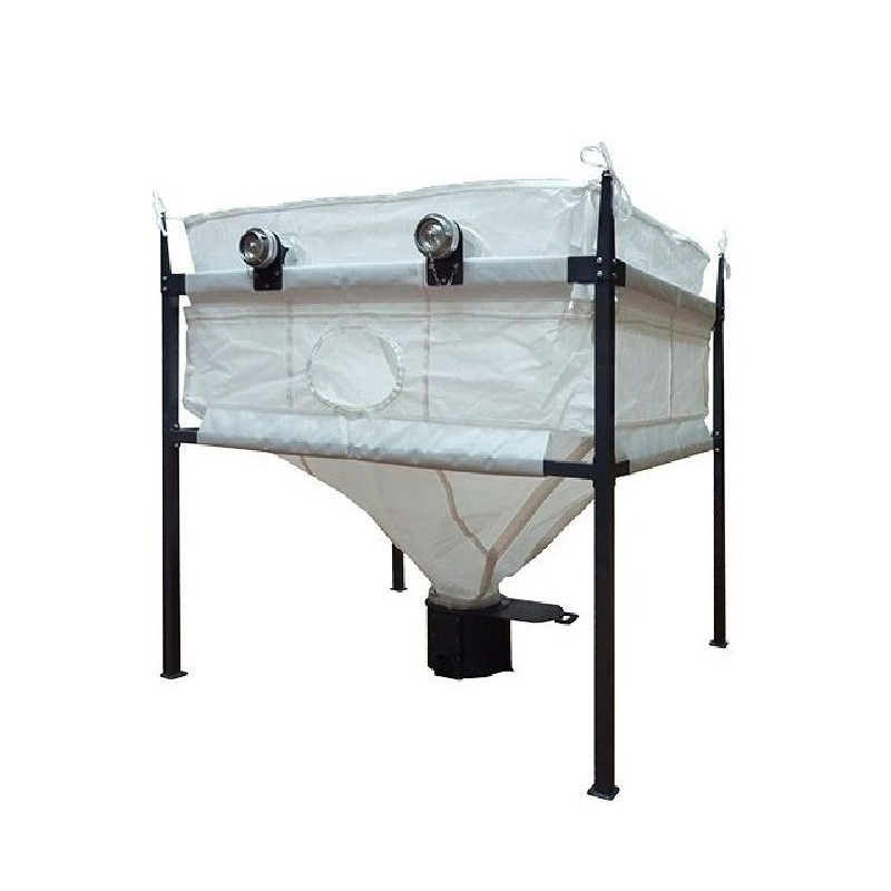 Textilsilo f�r Pellets 4-4m3 - 7-9 m3 geeignet f- Raumh�he 2-4m inkl- Anschlusskasten