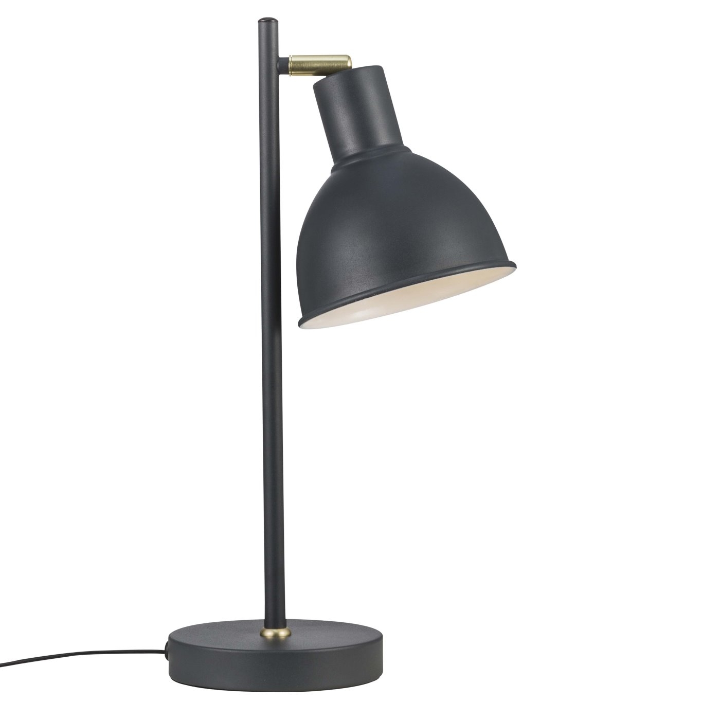 Tischlampe grau Rau Nordlux Pop Ru Metall Schirm mit E27 Fassung unter Tischleuchten > Wohnraumleuchten > Beleuchtung