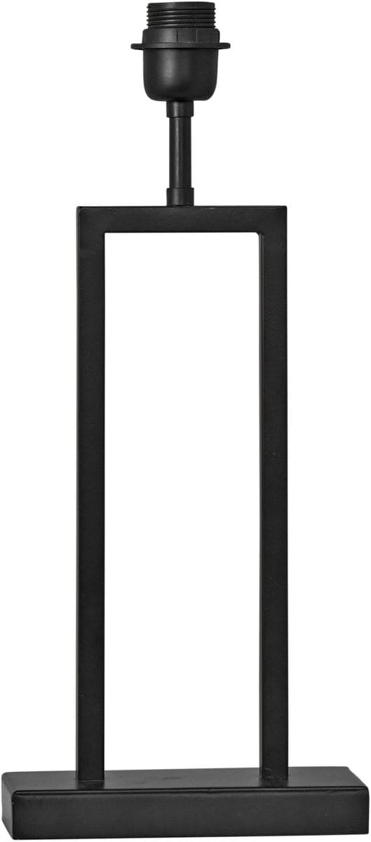 Tischleuchte schwarz aus Metall PR Home Rod 47cm E27 ohne Lampenschirm
