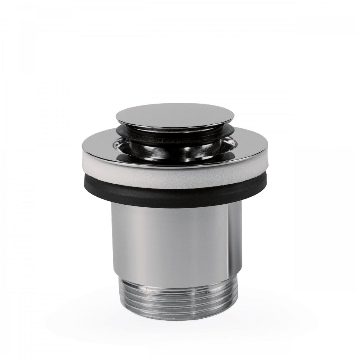 Tres Metall Design Click-Clack Ablauf 40mm in metallic schwarz unter Ablauf & Siphon
