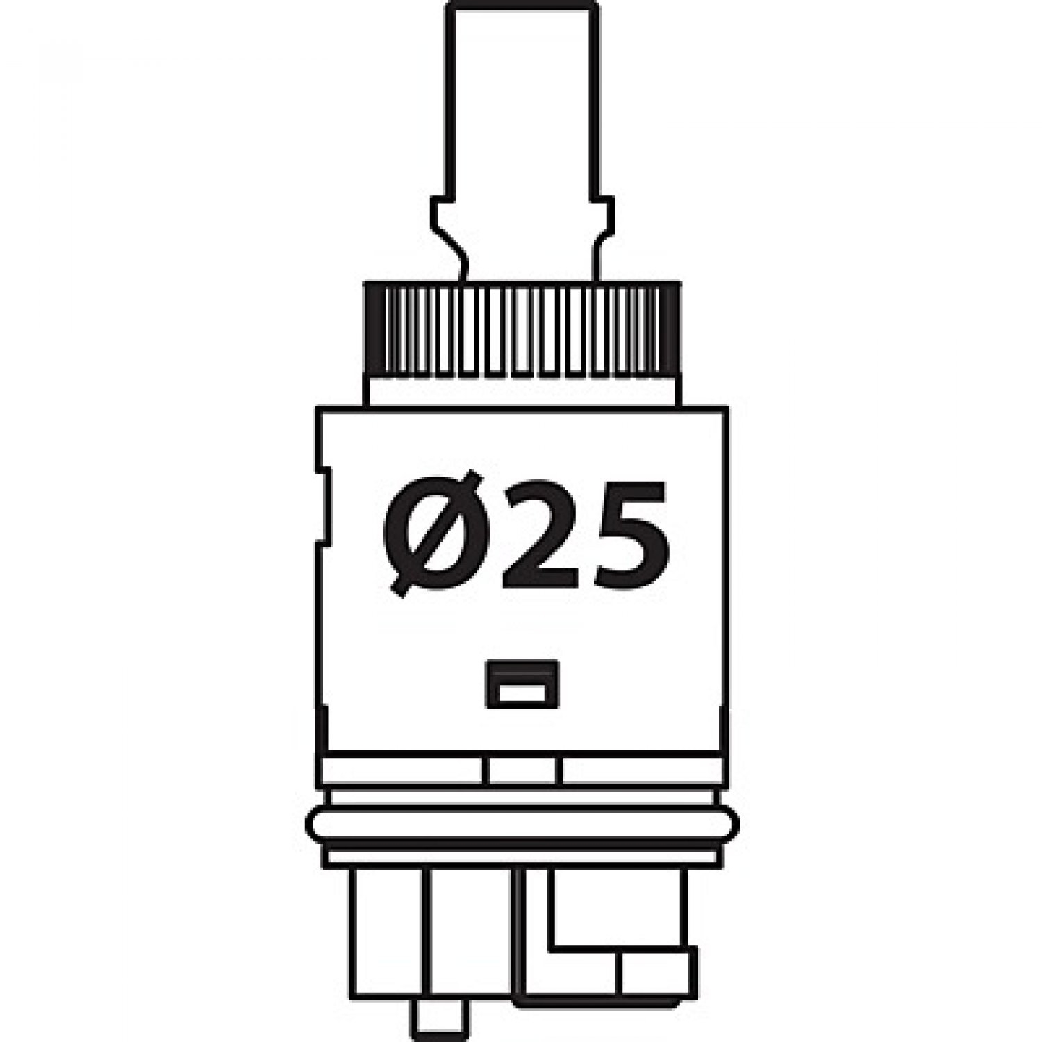 Tres Standard Einhand-Mischer-Kartusche 29919002 unter Ersatzteile > Armaturen