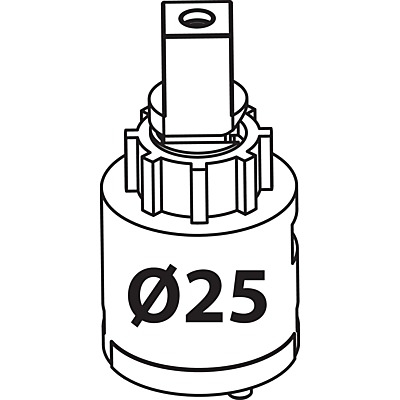 Tres Standard UP Einhand-Mischer-Kartusche 910719005 unter Ersatzteile > Armaturen