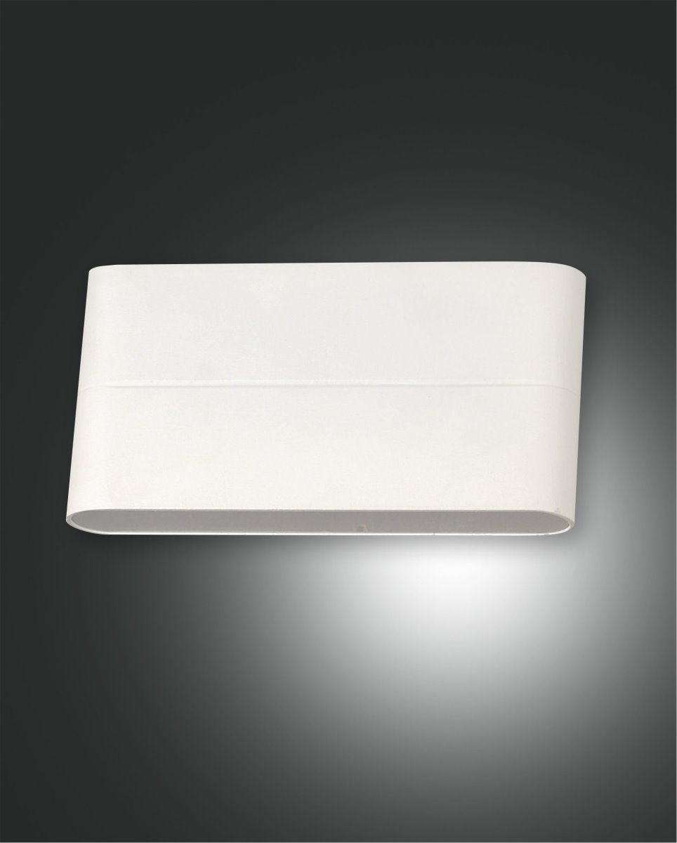 up down LED Wandaussenleuchte weiss Fabas Luce Casper 1300lm IP54 unter Wandleuchten > Fabas Luce > Beleuchtung