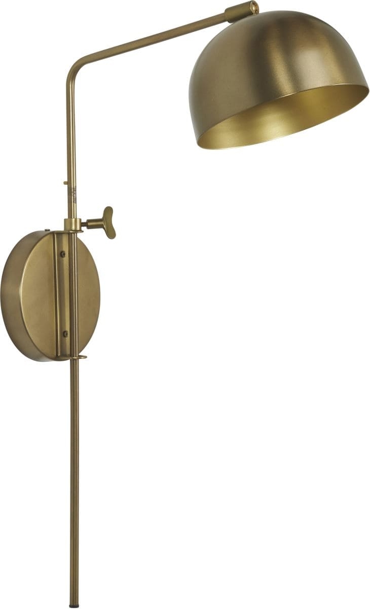 Wandlampe messing matt PR Home Brighton 63cm E27