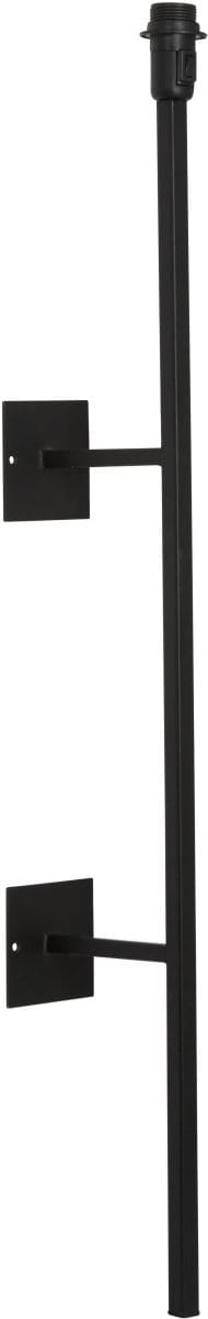 Wandleuchte schwarz aus Metall PR Home Rod 108x19cm E27 ohne Lampenschirm