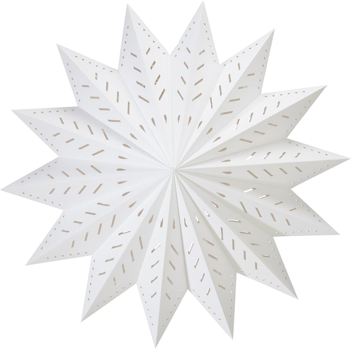 Weihnachtsstern aus Papier weiss von PR Home 50cm unter Dekorationsleuchten > PR HOME > Root Catalog