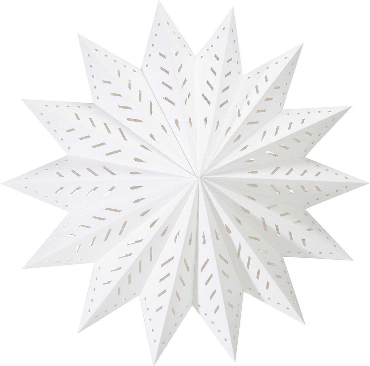 Weihnachtsstern aus Papier weiss von PR Home 60cm unter Dekorationsleuchten > PR HOME > Root Catalog