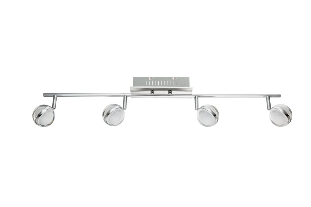 Wofi FULTON 740 LED Deckenspot- chrom- 4-flg-