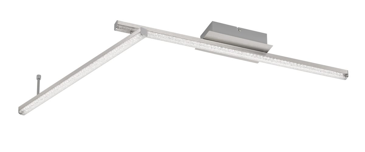 Wofi LED Deckenlampe AKRON nickel matt 1 Gelenk unter Deckenleuchten > Wohnraumleuchten > Beleuchtung