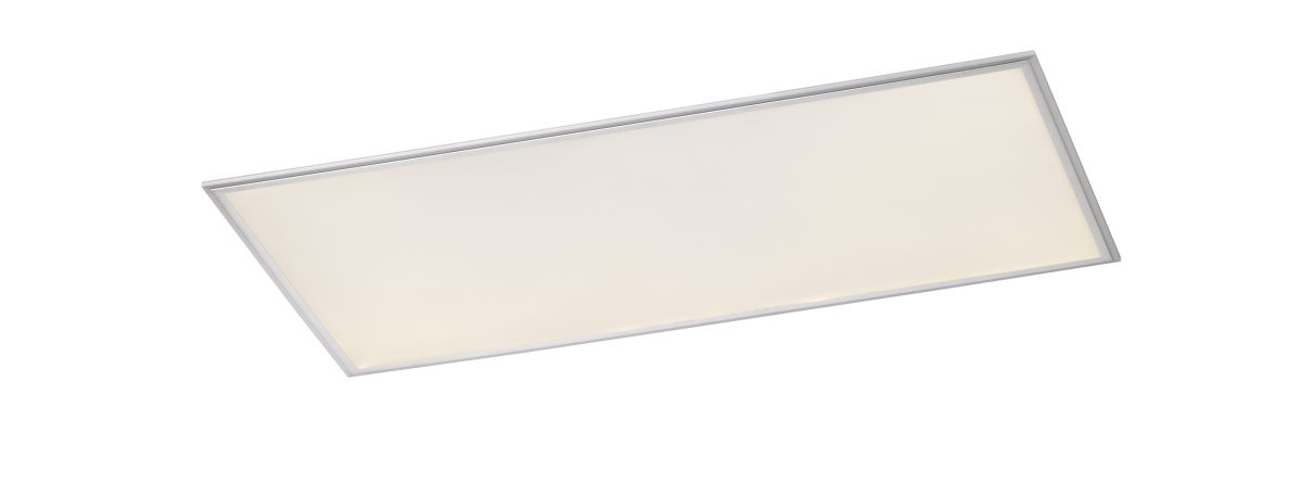Wofi LED Deckenpanel MILO silber 1200x600mm eckig inkl- Fernbedienung unter Einbauleuchten > Flurbeleuchtung > Nach Raum