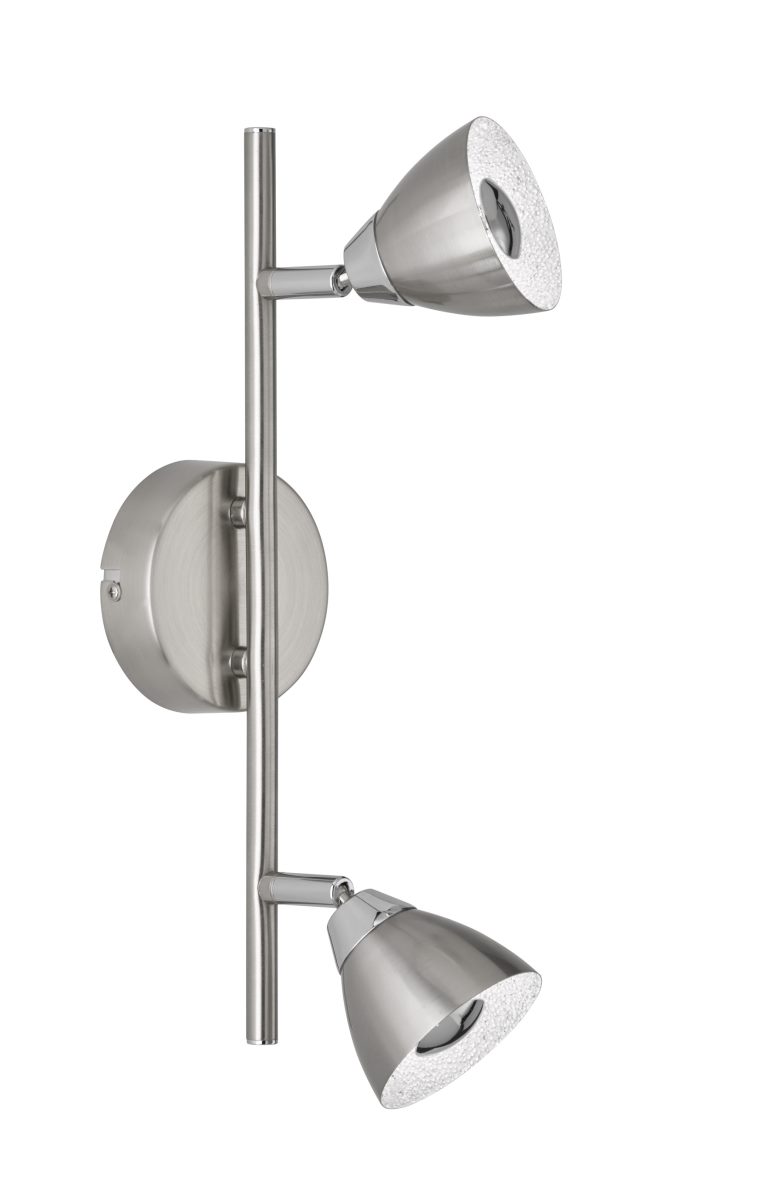 Wofi LED Deckenstrahler FRES nickel matt 2 flg-