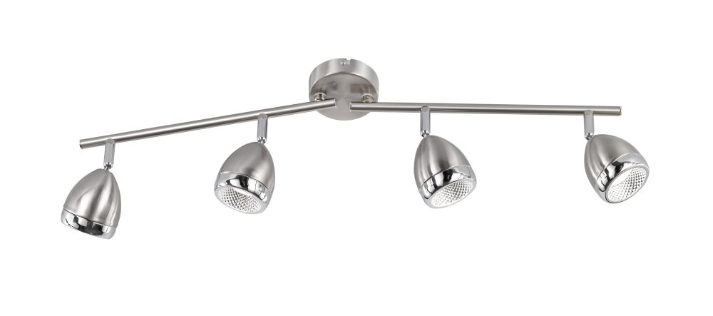 Wofi LED Deckenstrahler OAK nickel matt 4 flg-