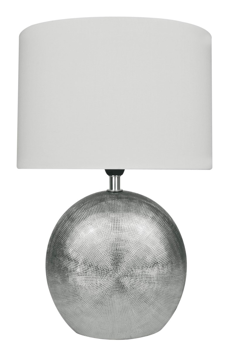 Wofi Tischlampe LEGEND silber E14